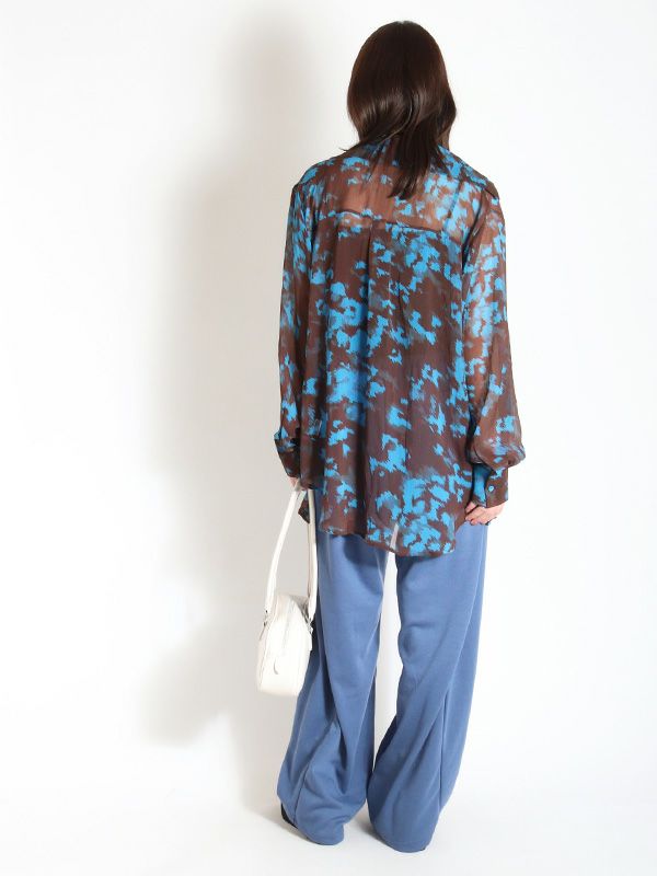 HEAVENLY ヘブンリー］ #002 Linen Regularcollar Wide Shirt