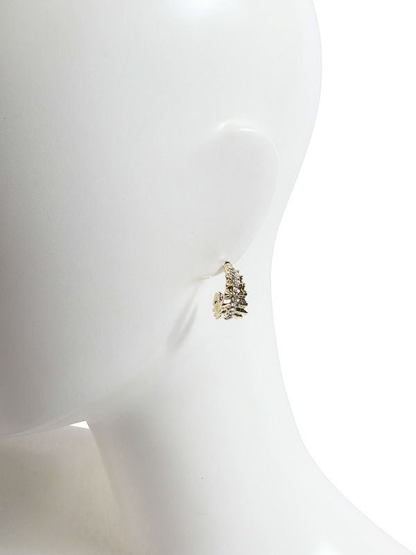 再入荷】 人気 S925 純銀 シルバー ピアス CZダイヤ 7mm AY02の
