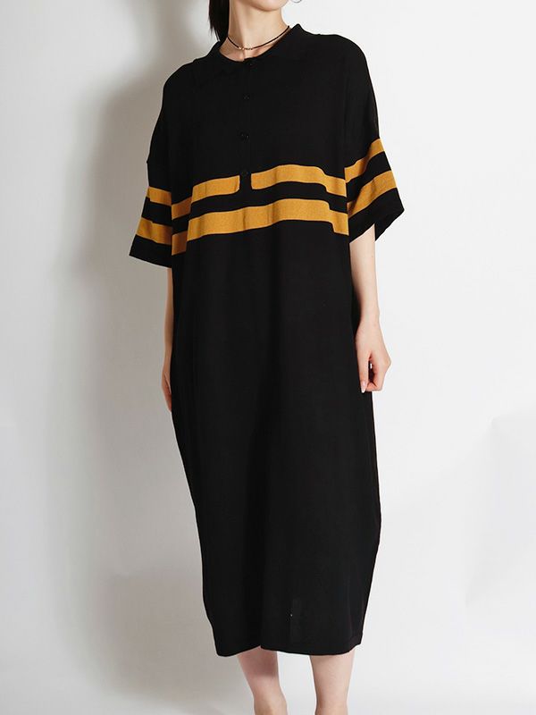 半袖ポロニットワンピース | COQULE Online Shop