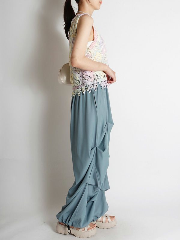 エスニッククロシェ編みベスト | COQULE Online Shop