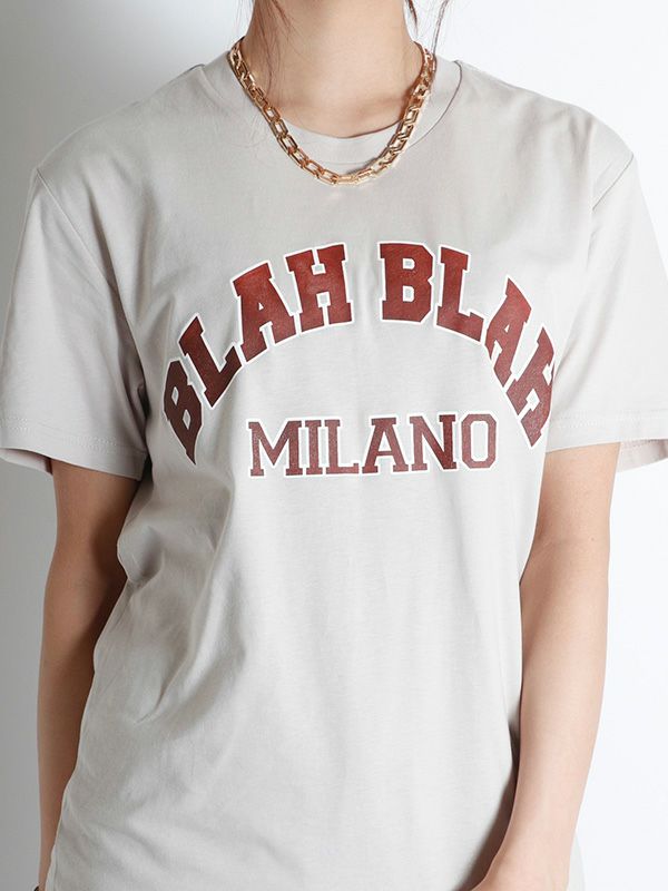 BLACK SCORE】ロゴプリントTシャツ | COQULE Online Shop
