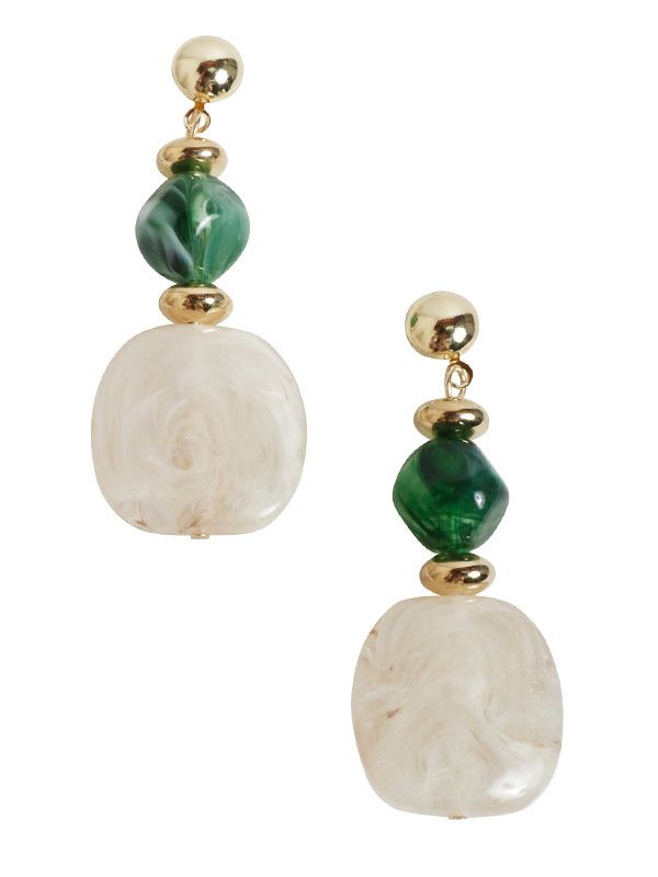 【ana luisa】HANA MARBLE BLUE マーブルピアス *送料/関税込み* ana luisa】HANA MARBLE BLUE ピアス
