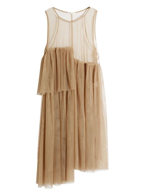 アシンメトリーチュールワンピース | COQULE Online Shop