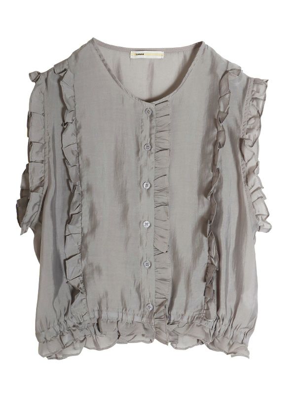 ノースリーブフリルトップス | COQULE Online Shop