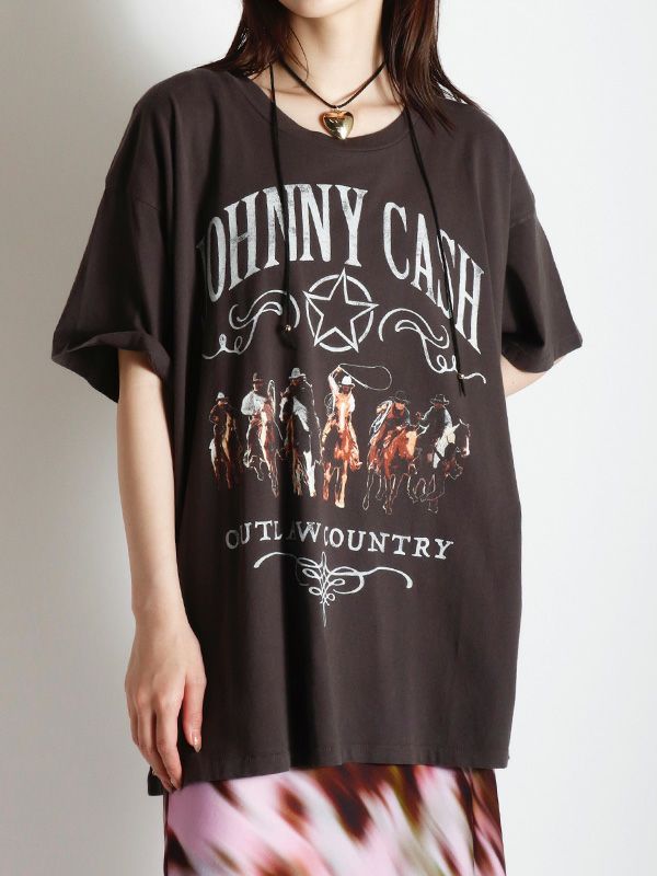 DAYDREAMER】ジョニー・キャッシュTシャツ | COQULE Online Shop
