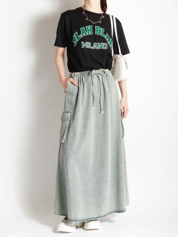 カーゴデザインデニムスカート | COQULE Online Shop