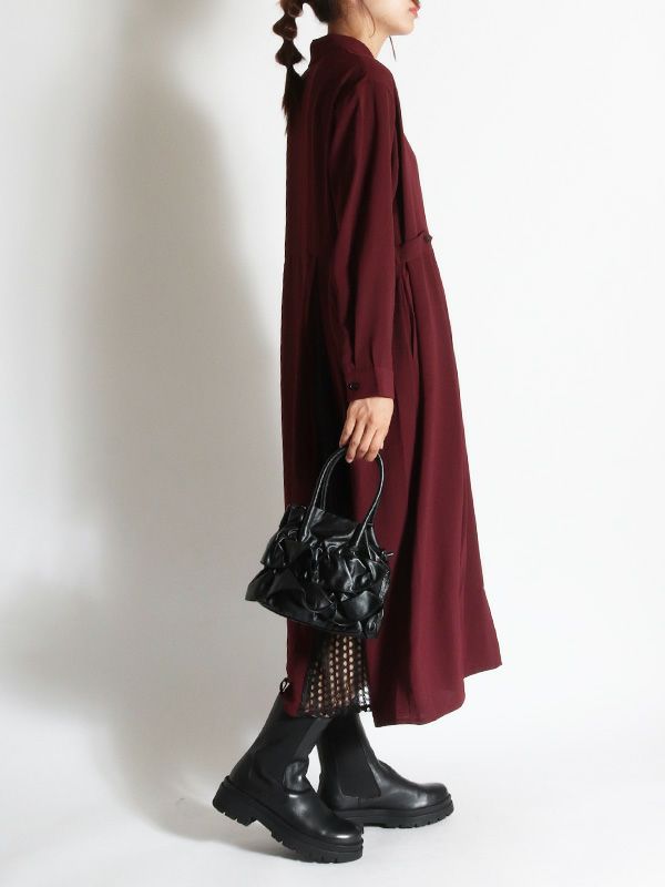 メッシュデザインシャツワンピース | COQULE Online Shop