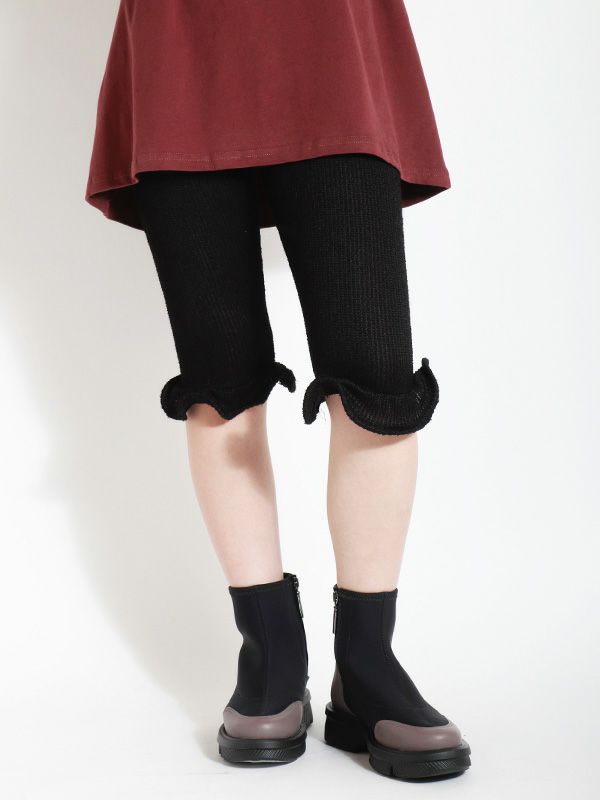 クロップドフリルレギンス | COQULE Online Shop