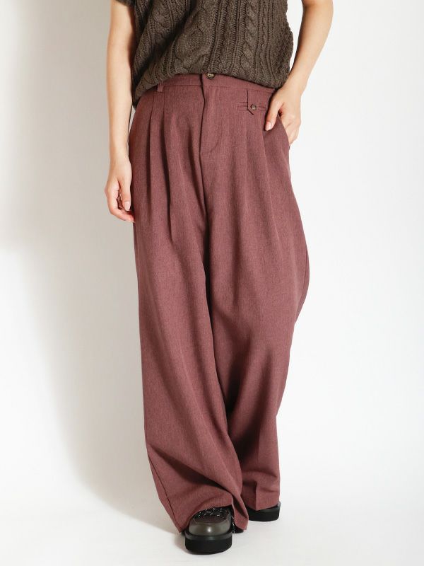 ふく　パンツ2点セット ワイドシルエット2タックパンツ | COQULE Online Shop