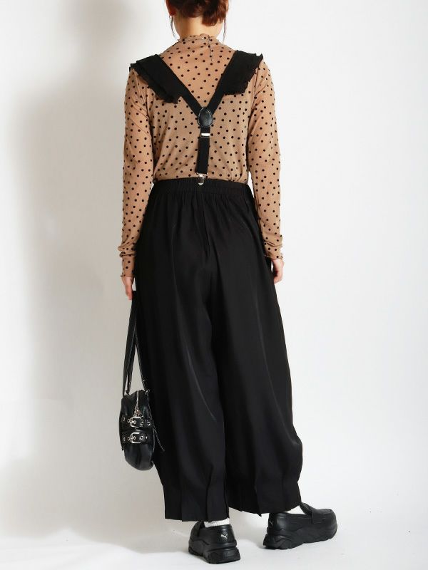 【なん】 POPPY ドット柄 シアートップス poppy ポピー ドット シースルートップス