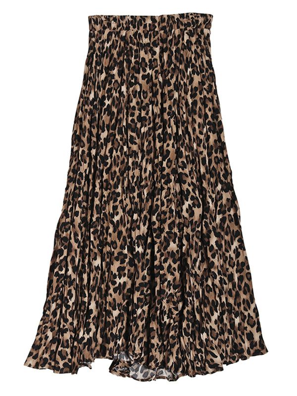 レオパード柄ロングスカート | COQULE Online Shop