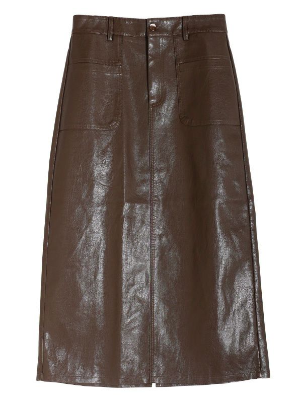 フェイクレザースカート | COQULE Online Shop