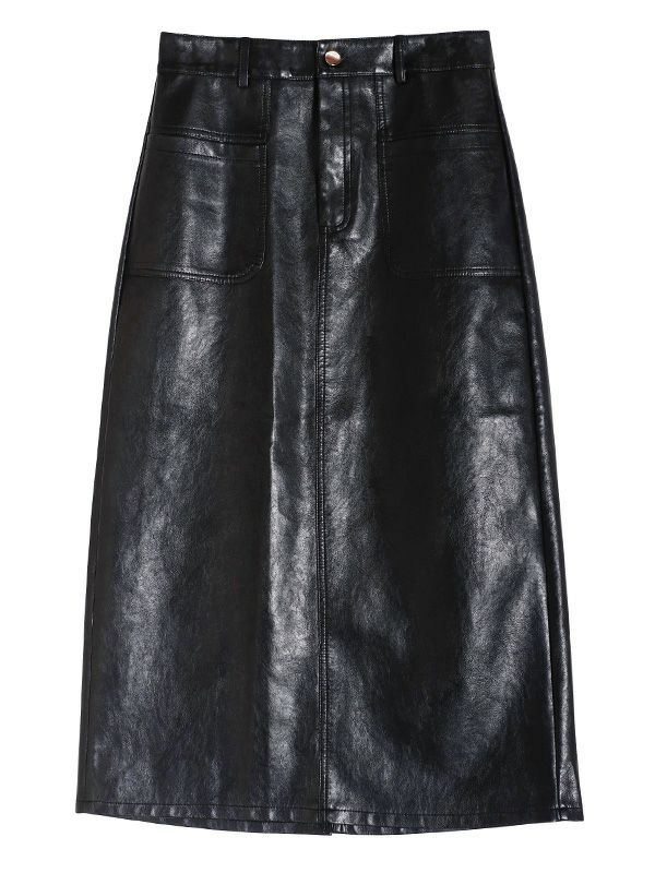 フェイクレザースカート | COQULE Online Shop