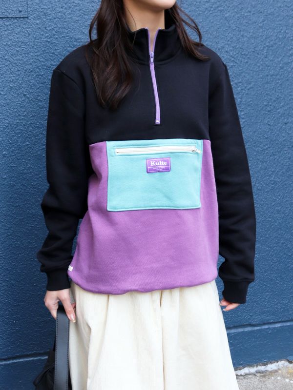 KULTE】ハーフジップスェット | COQULE Online Shop