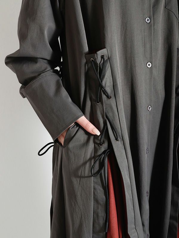 レースアップデザインワンピース | COQULE Online Shop