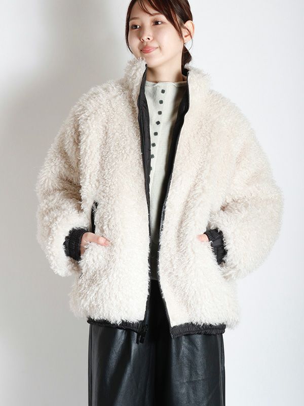 フェイクファーリバーシブルブルゾン | COQULE Online Shop