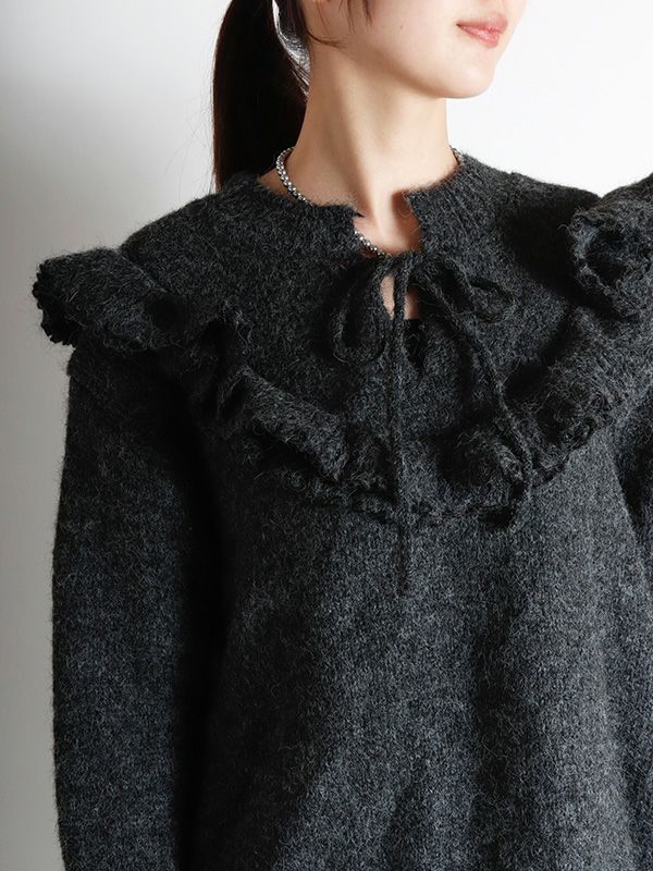 order.30〜33 フリルニットトップス | COQULE Online Shop